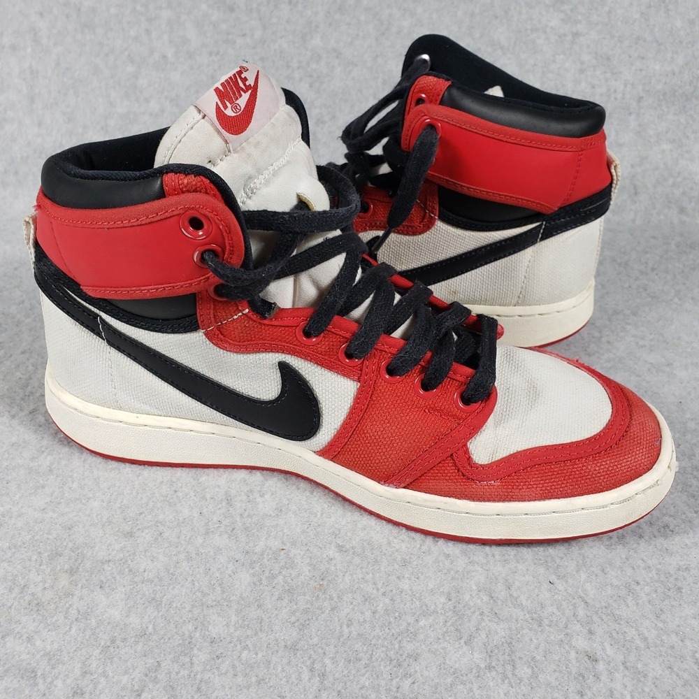 Nike Air Jordan 1 High OG Retro SE Canvas Red White Black Men's Shoe Size 8.5 - Picture 5 of 15